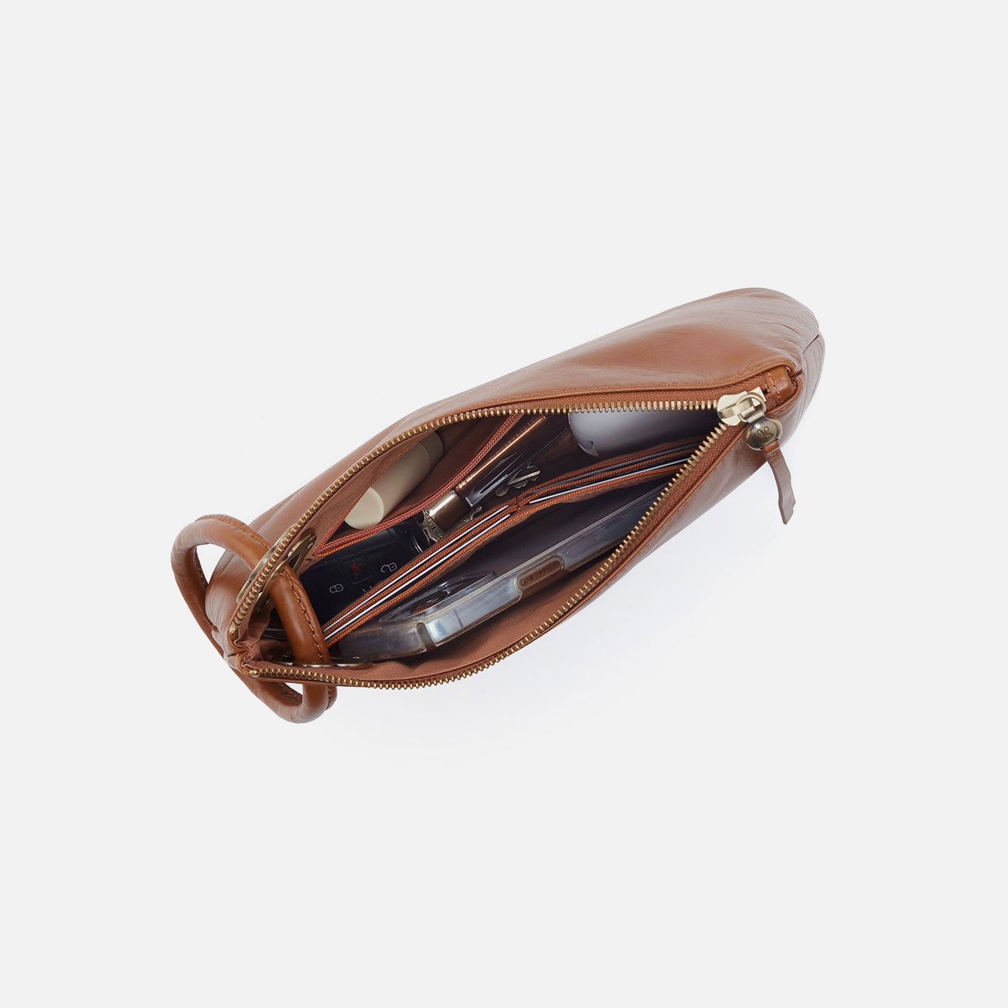 Daisy Daze Large Wristlet In Buffed Leather - Misty Harbor - Image 4
