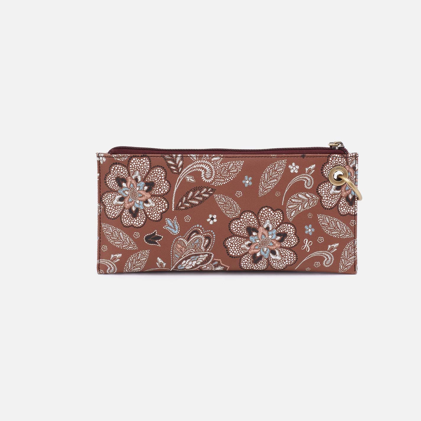 Vida Wristlet in Coated Canvas - Country Road Bloom Canvas - Image 3