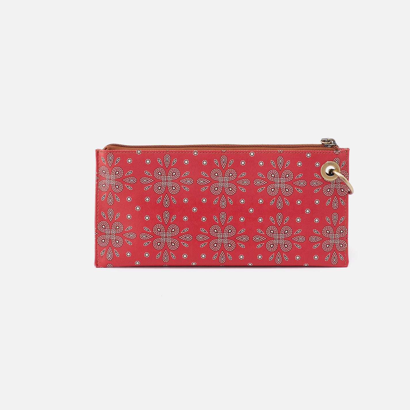 Vida Wristlet In Coated Canvas - Red Journey Bandana - Image 4