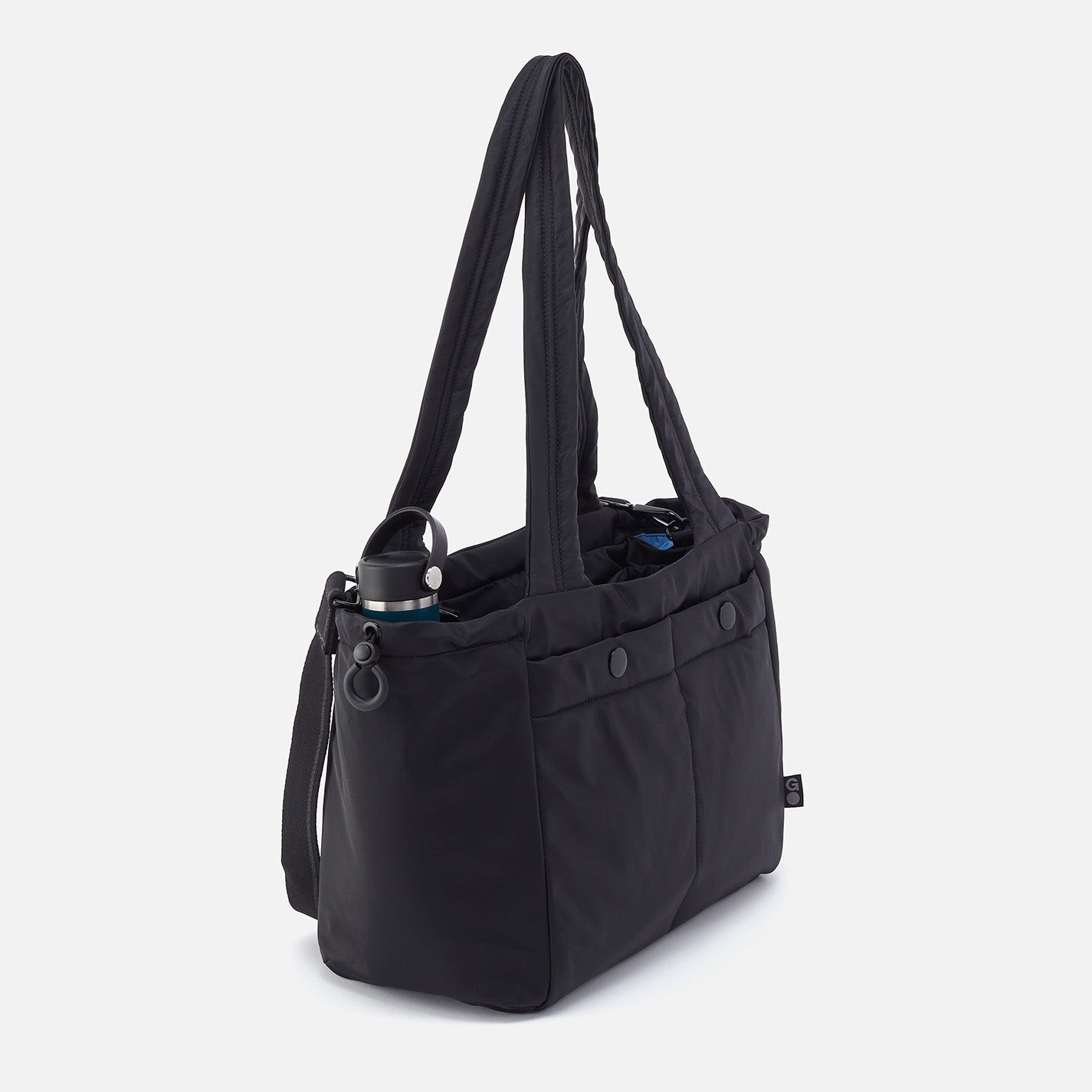 ALL IN ONE Tote in CaRefiber recycled nylon - Jet - Image 6