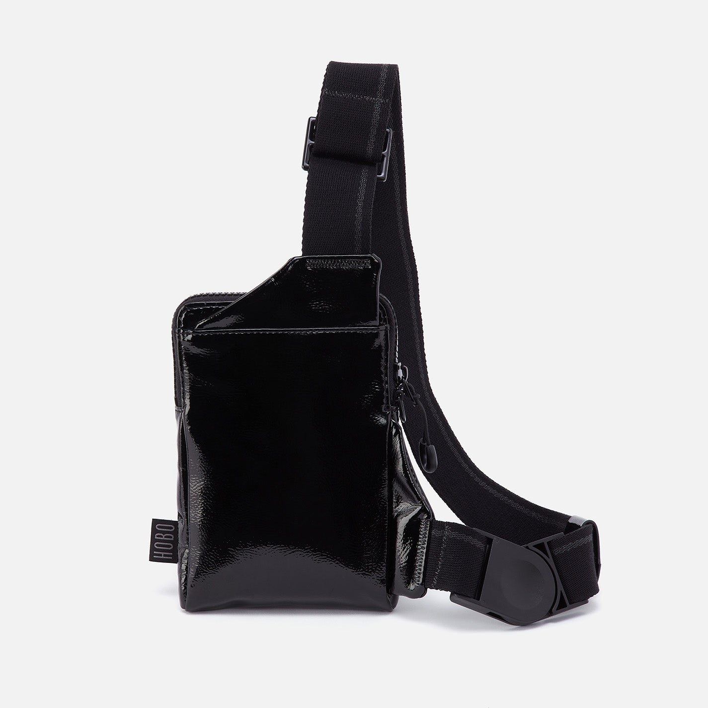 DIALED IN Phone Bag in EverShine nylon - Onyx - Image 6