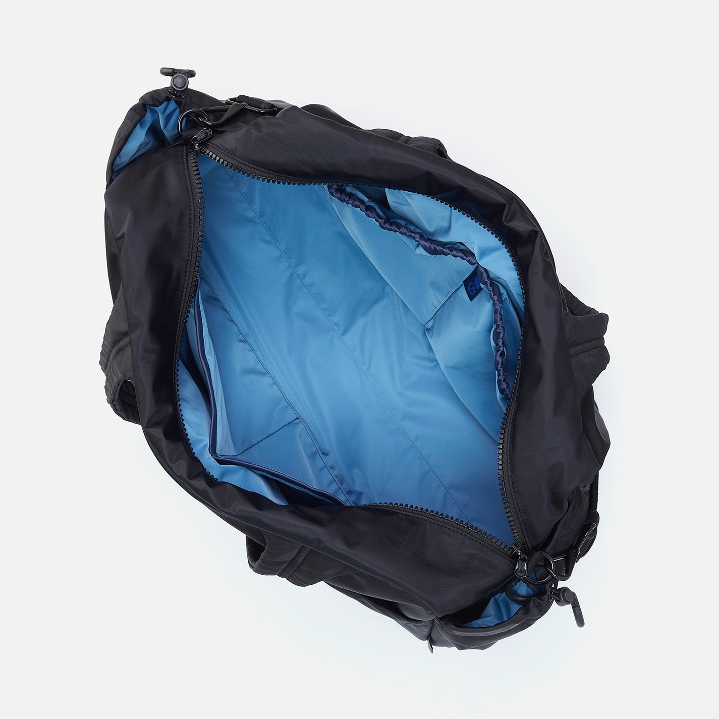 GET AWAY Duffle in CaRefiber recycled nylon - Jet - Image 5