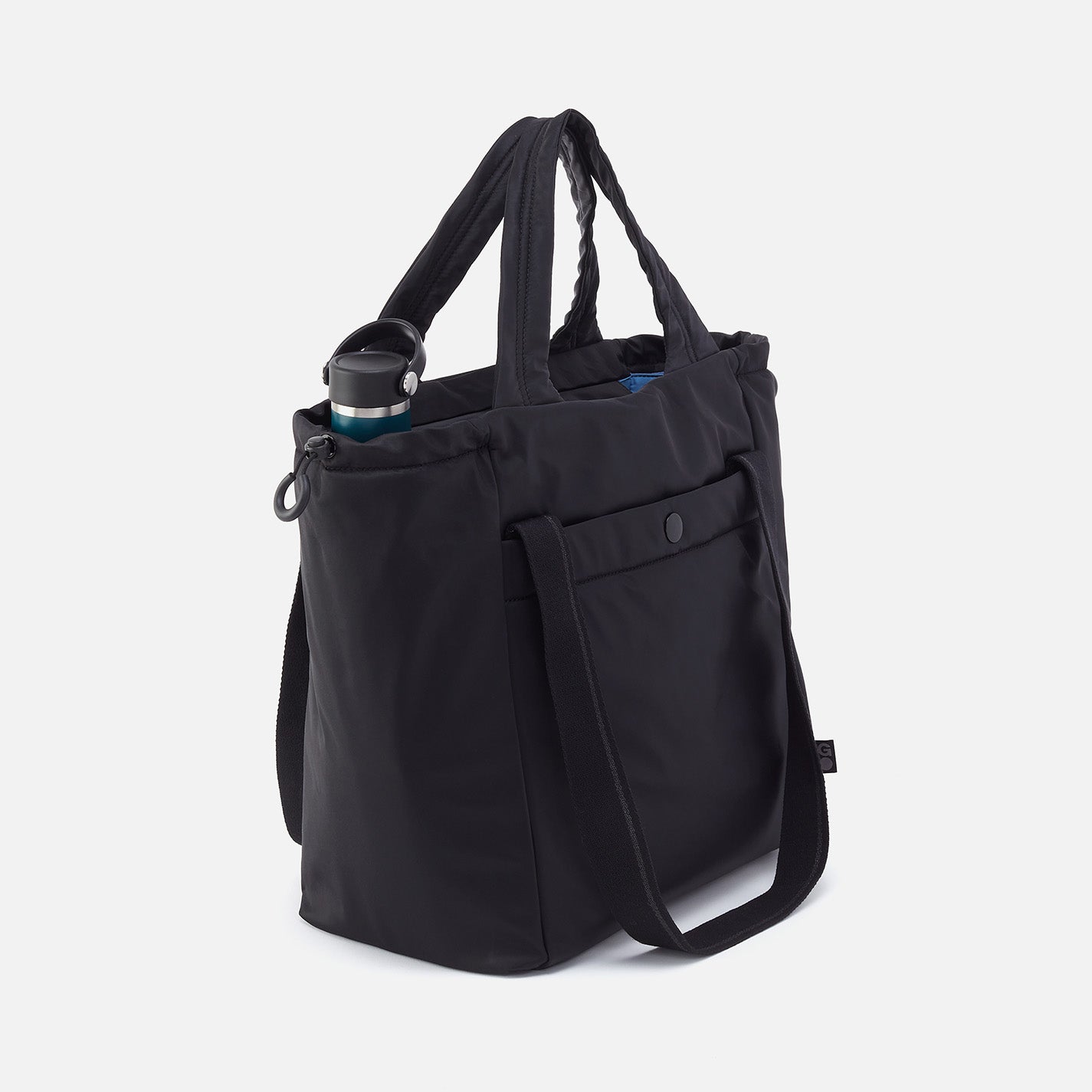 PLACES TO GO Tote in CaRefiber recycled nylon - Jet - Image 6
