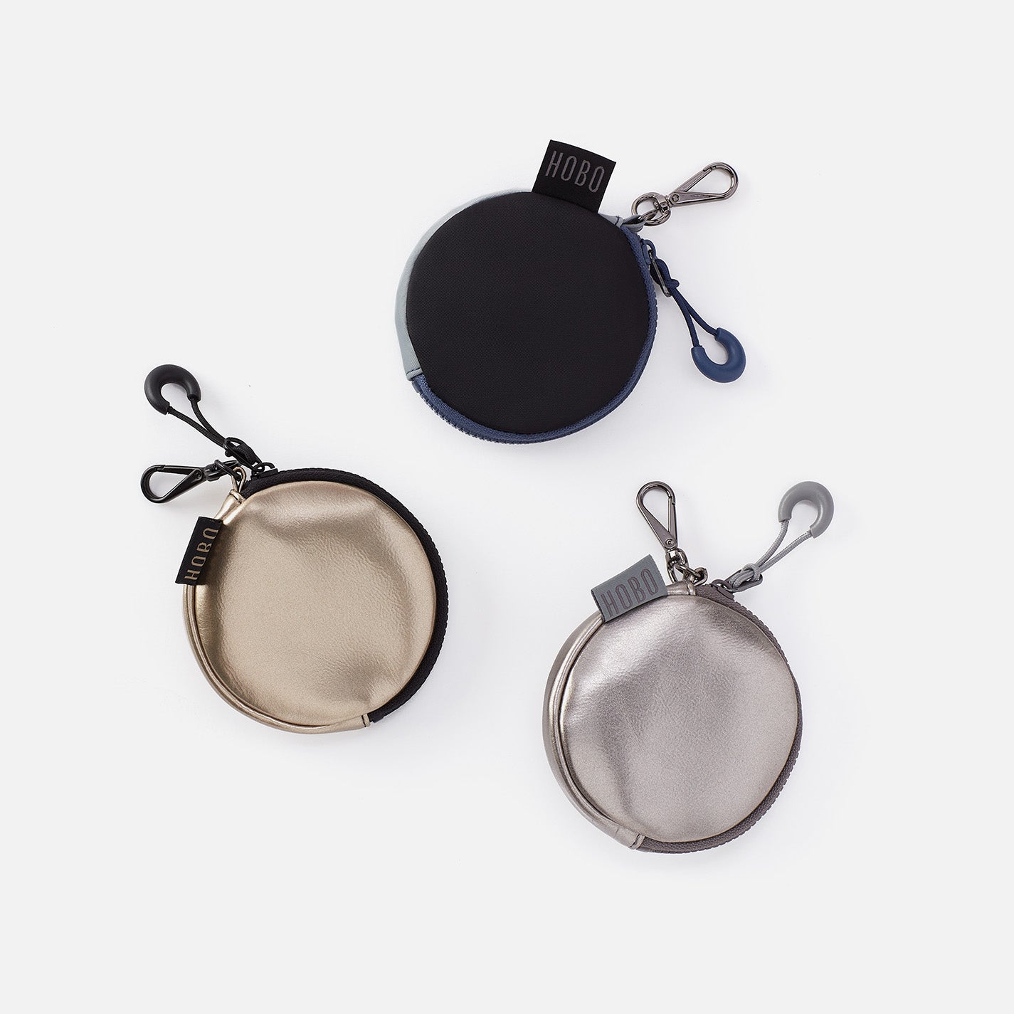 TAG ALONG Clip-on in EverShine nylon - Quicksilver Metallic - Image 5