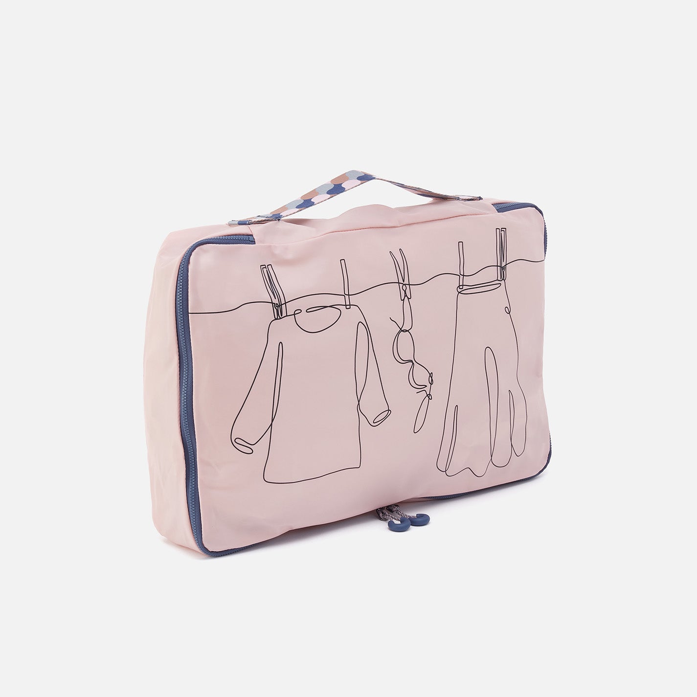 SET TO GO Packing Cube Large in CaRefiber recycled nylon - Lotus - Image 2