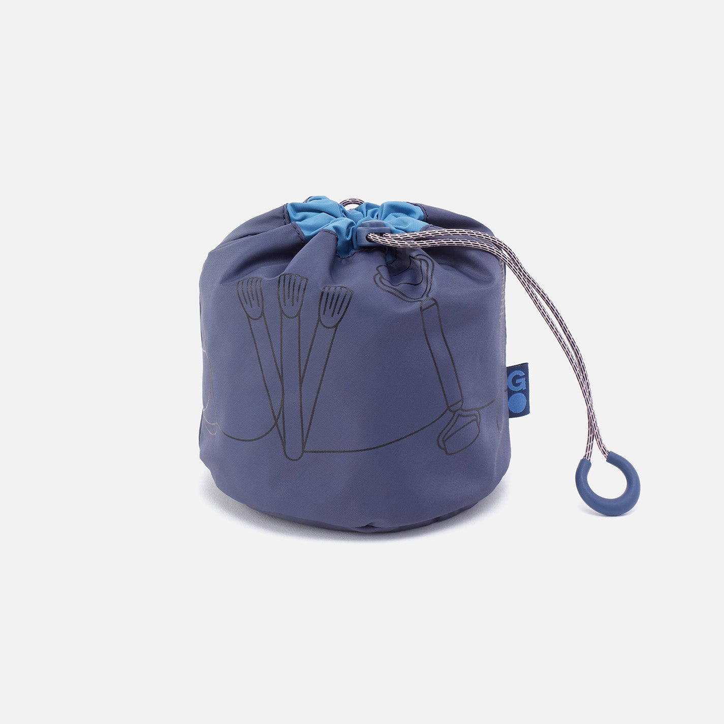 QUICK DRAW Pack Sack Small in CaRefiber recycled nylon - Ocean - Image 2