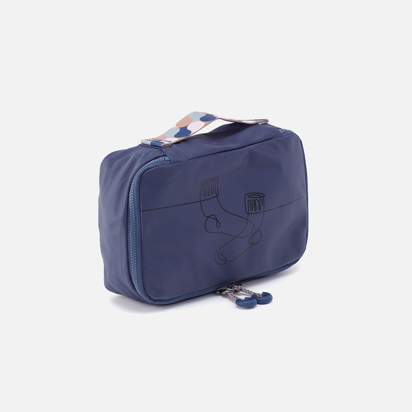 SET TO GO Packing Cube Small in CaRefiber recycled nylon - Ocean - Image 2
