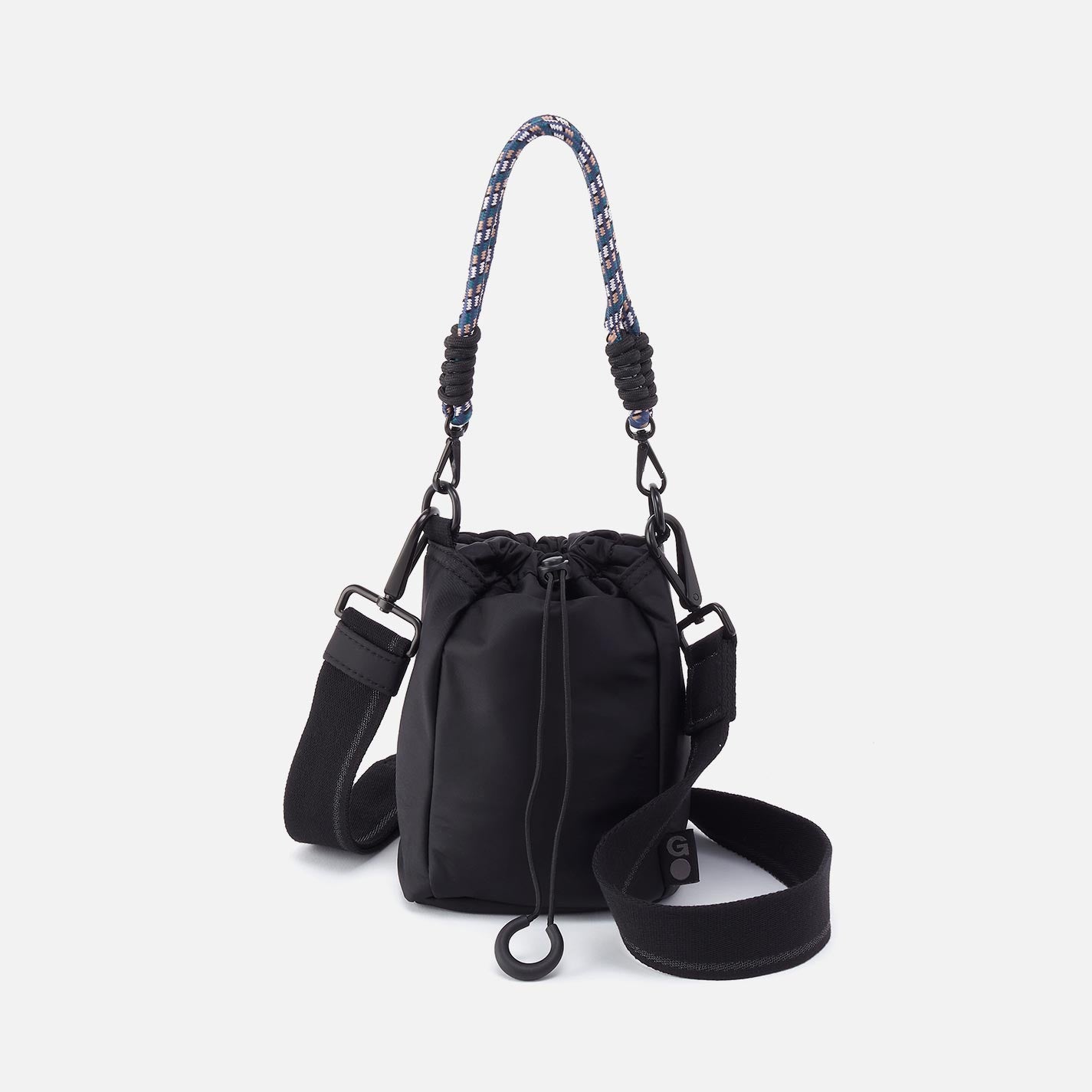 QUICK CINCH CROSSBODY in CaRefiber recycled nylon - Jet