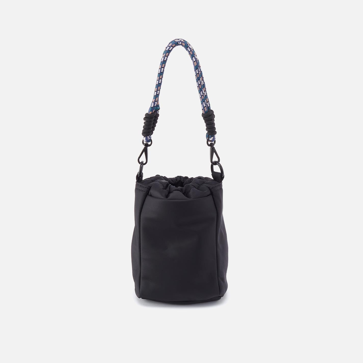QUICK CINCH CROSSBODY in CaRefiber recycled nylon - Jet - Image 4