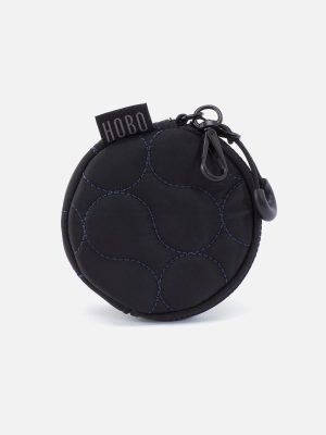 TAG ALONG Quilted Clip-On in CaRefiber recycled nylon - Jet