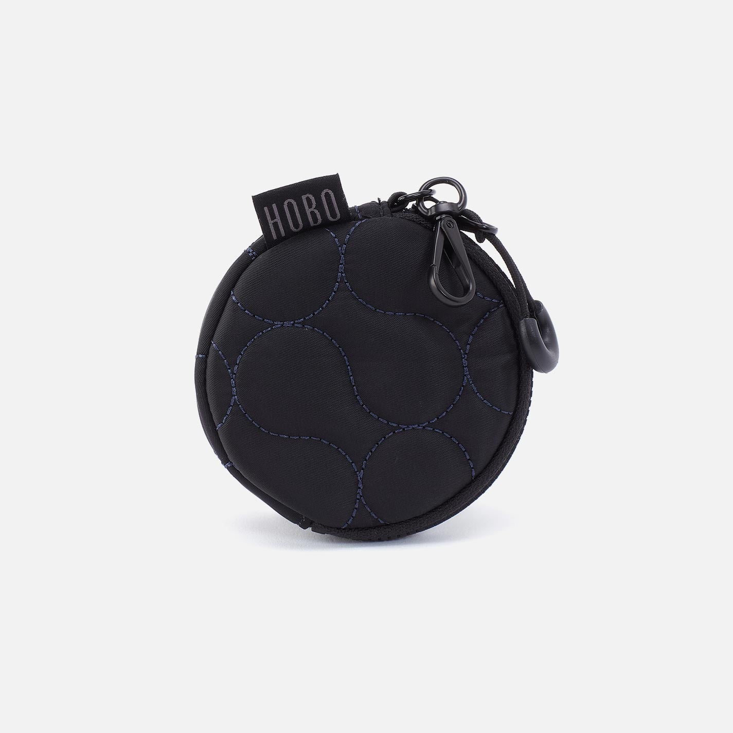 TAG ALONG Quilted Clip-On in CaRefiber recycled nylon - Jet