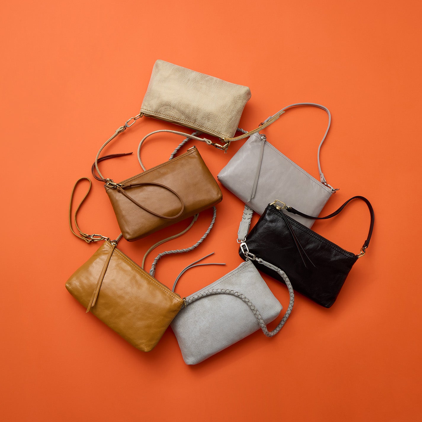Darcy Crossbody In Buffed Leather - Misty Harbor - Image 2