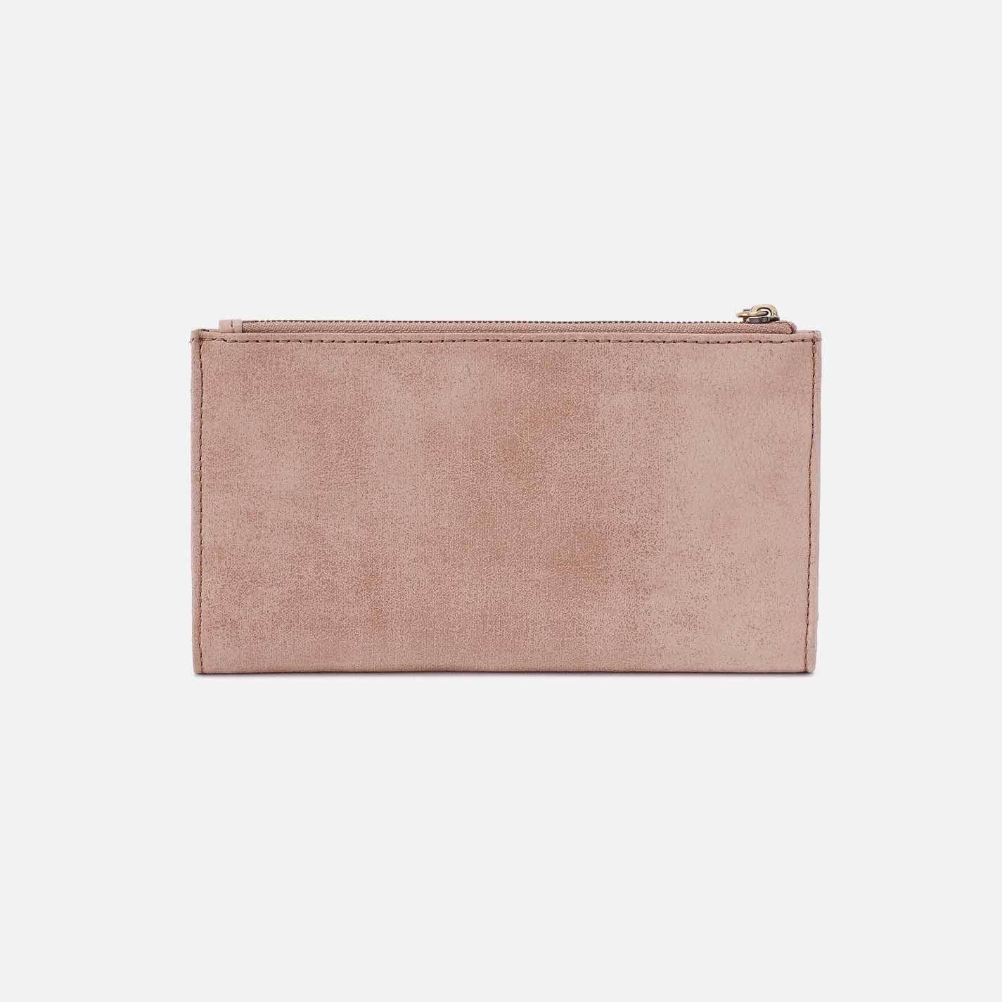Jill Large Bifold Wallet in Buffed Leather - Hazel - Image 3