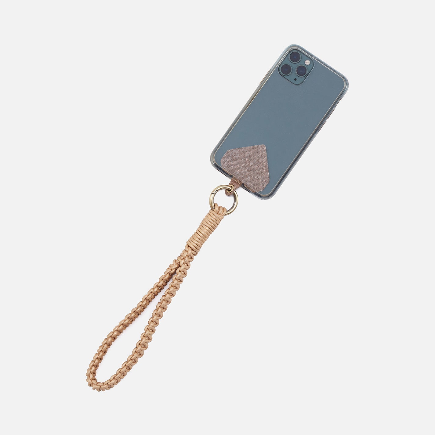 Leather Cord Strap In Coated Leather Cording - Golden - Image 2