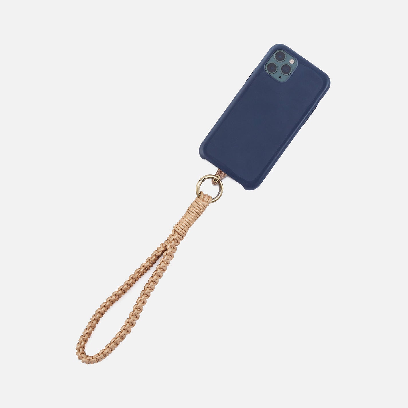 Leather Cord Strap In Coated Leather Cording - Golden - Image 4