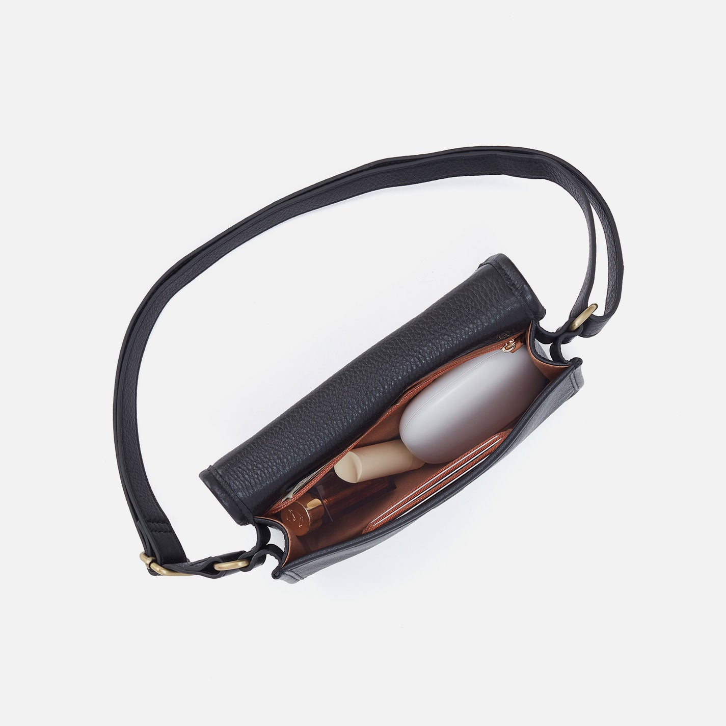 Margot Belt Bag In Pebbled Leather - Burnished Caramel Caning - Image 4