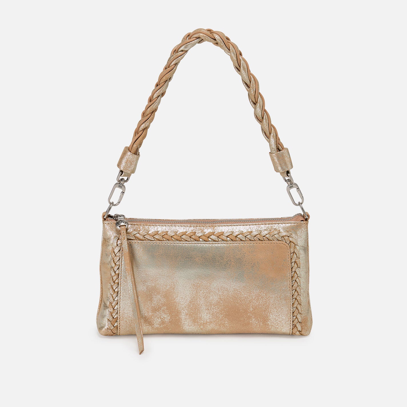 Darcy Crossbody In Metallic Leather - Saddle Stardust - Image 7