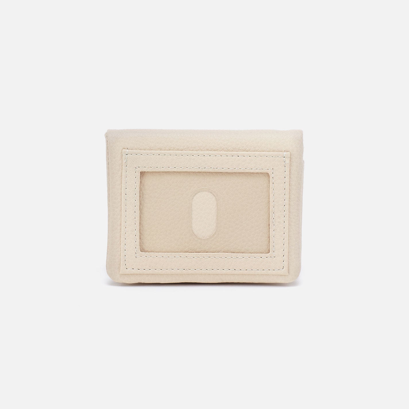 Lumen Mini Wallet In Pebbled Leather - Embroidered Birch - Image 3