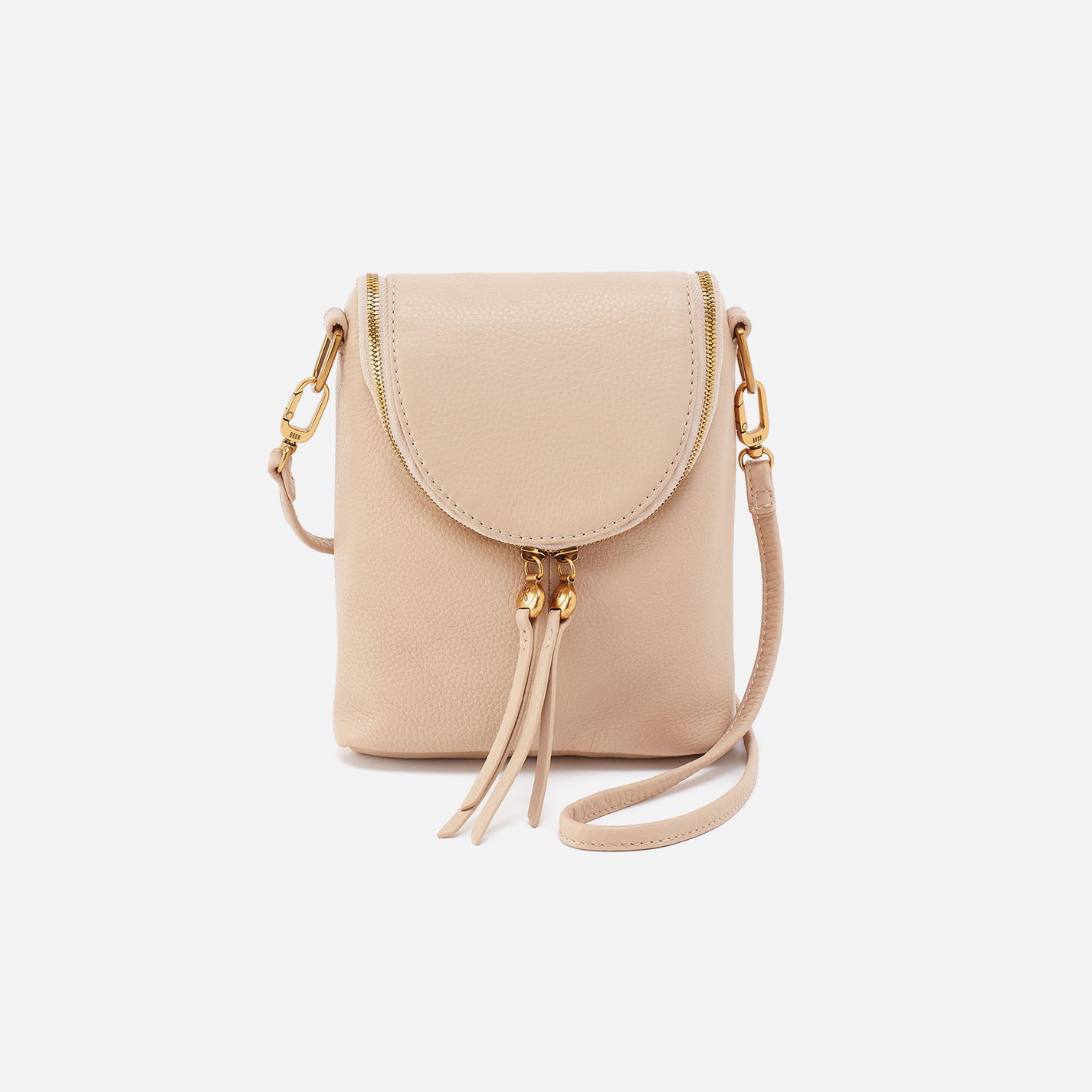 Fern Crossbody In Pebbled Leather - Linen - Image 2