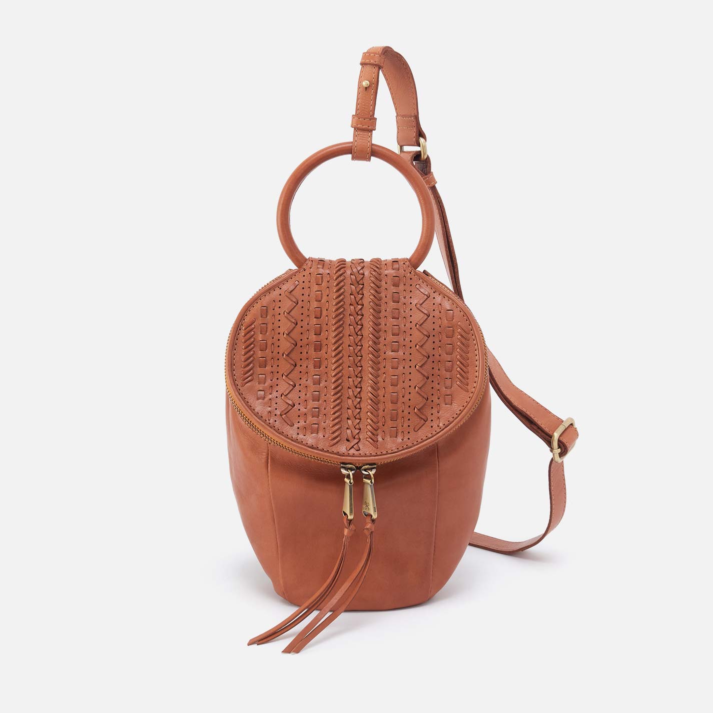 Sheila Sling in Washed Leather - Harvest Wheat