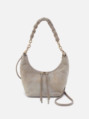 Astrid Small Crossbody in Nubuck Leather - Golden Granite