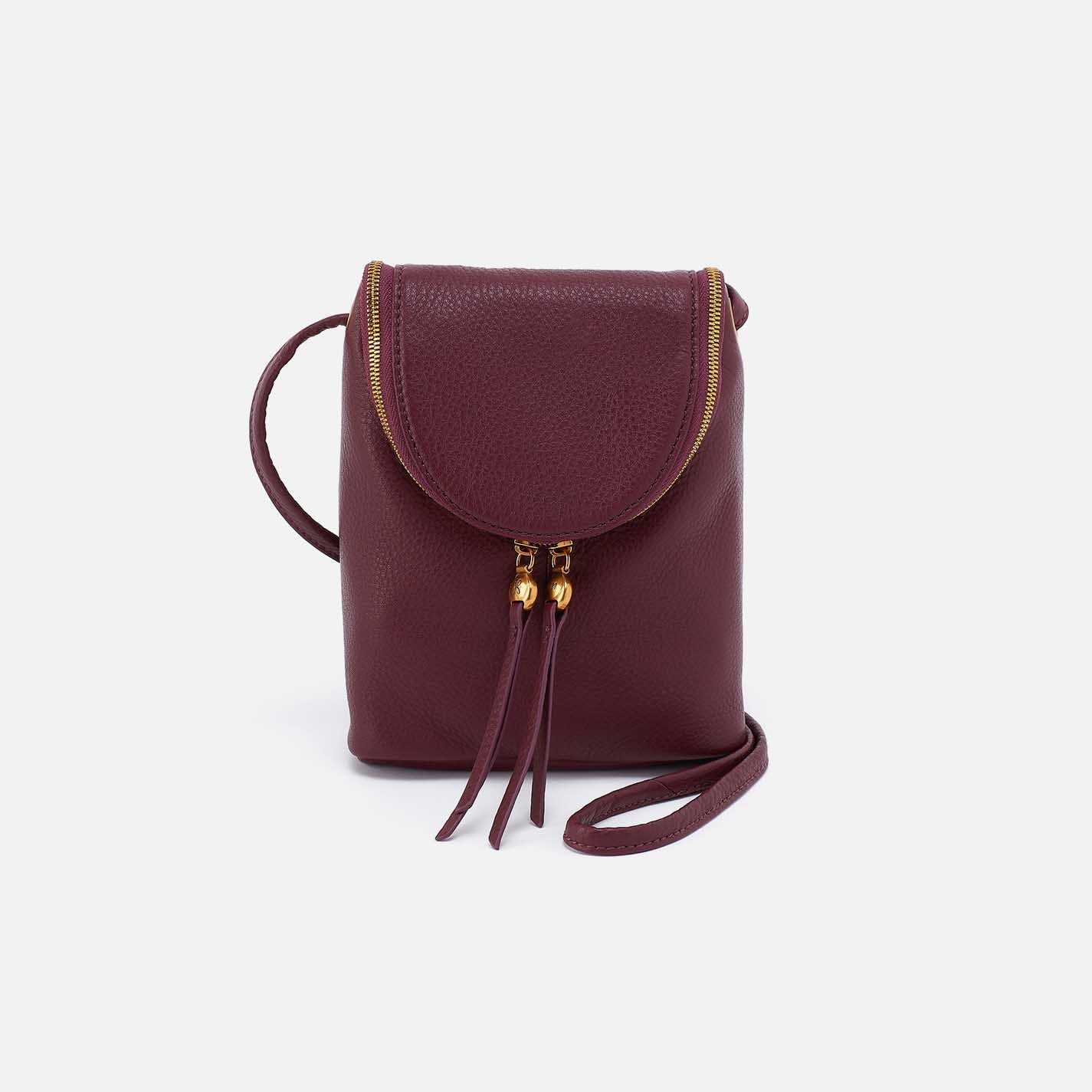 Fern Crossbody in Pebbled Leather - Mulberry Glaze