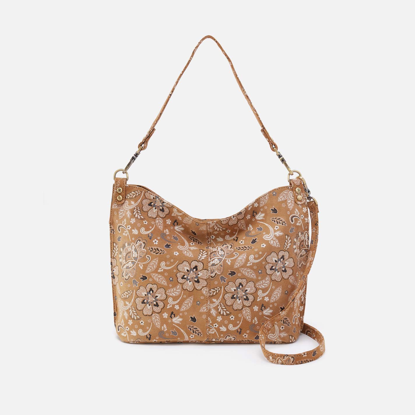 Pier Shoulder Bag in Printed Leather - Country Road Bloom
