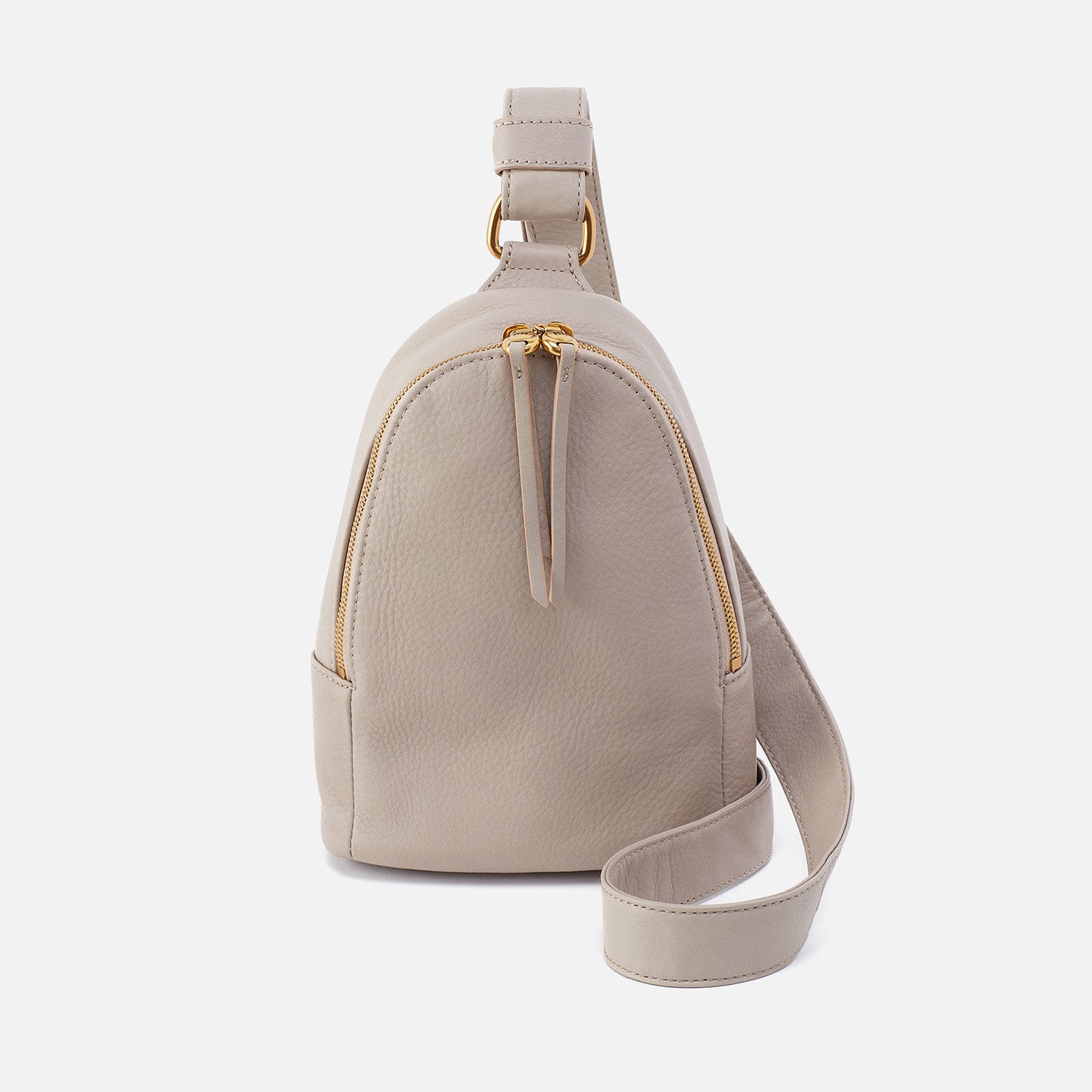 Fern Sling in Pebbled Leather - Taupe