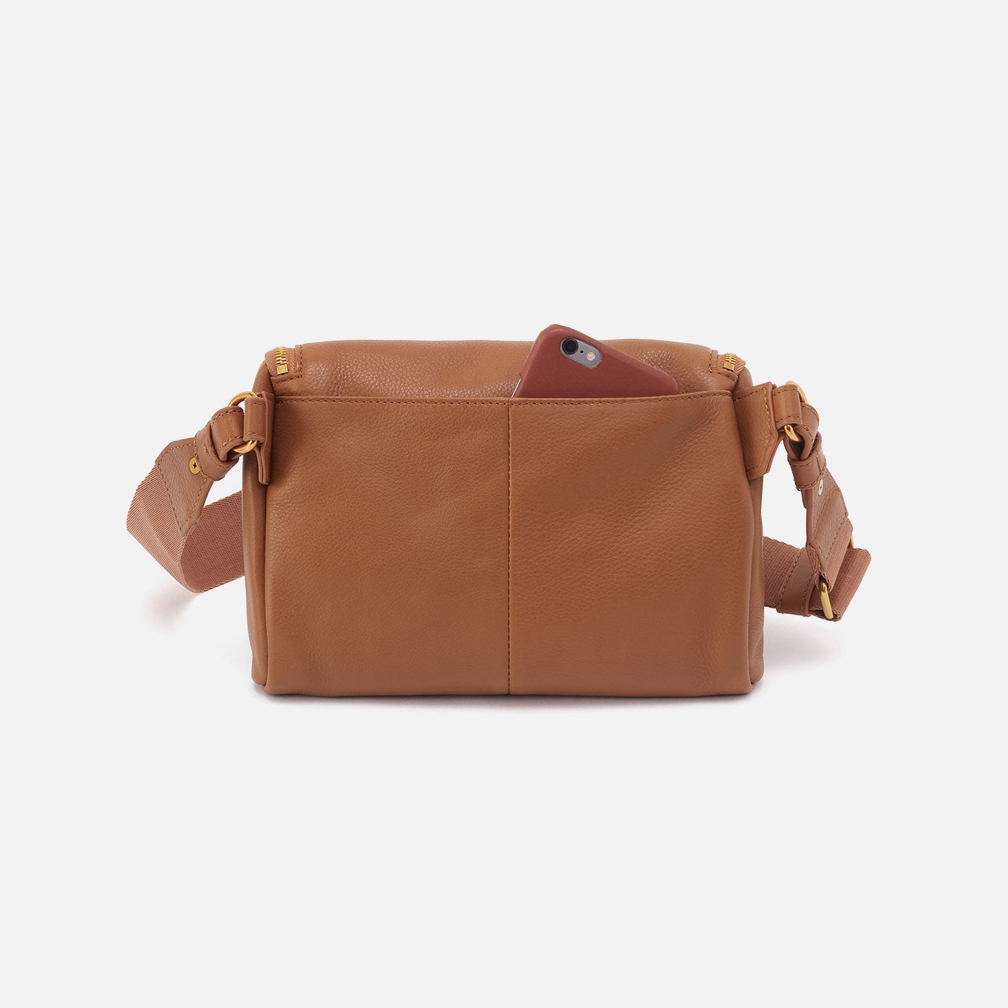 Fern Large Belt Bag in Pebbled Leather - Warm Honey - Image 5