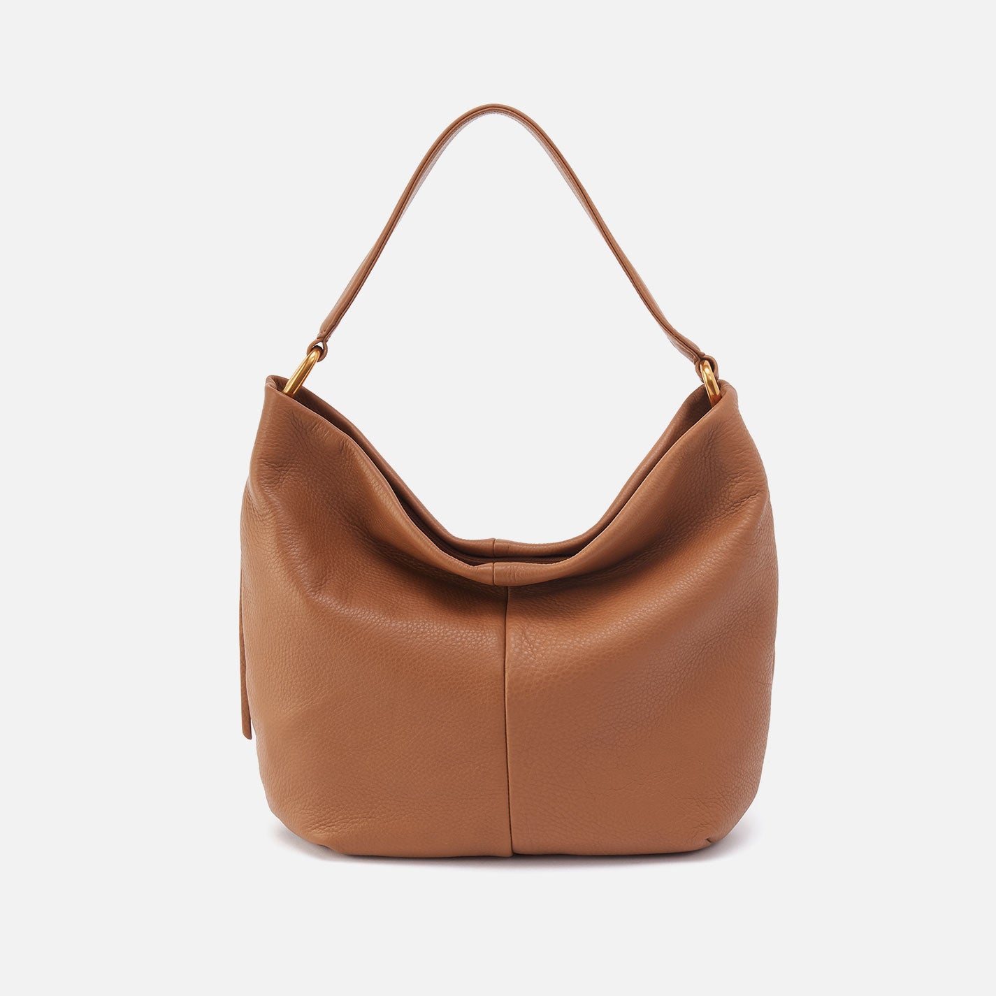 Harley Hobo in Pebbled Leather - Warm Honey