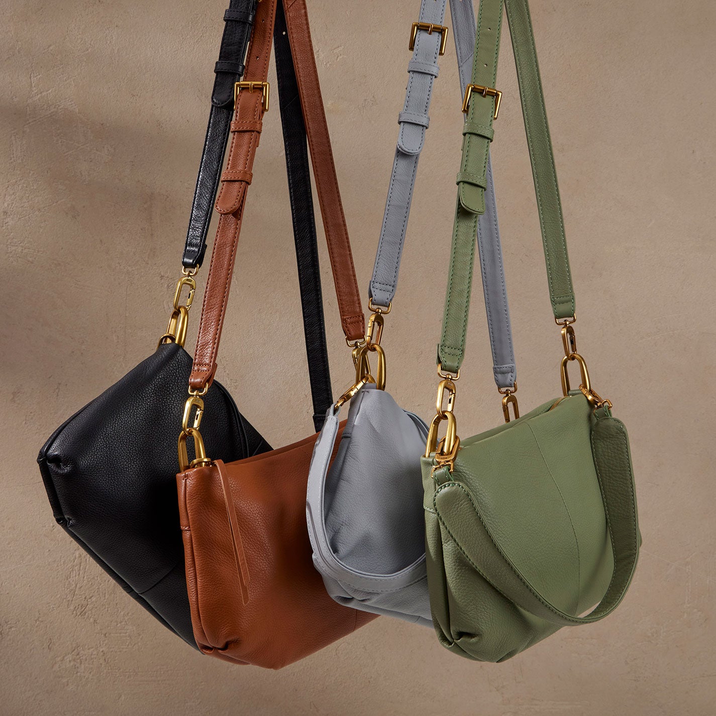Advance Shoulder Bag In Pebbled Leather - Watercress - Image 2