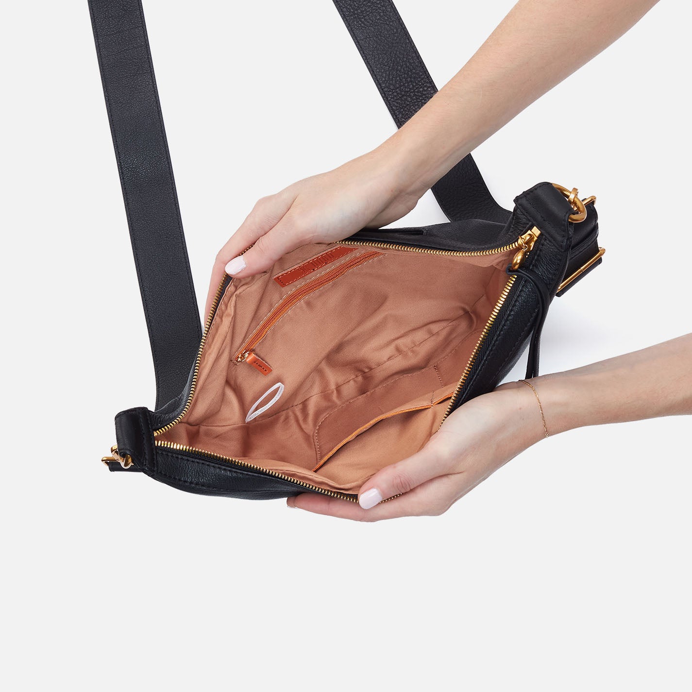 Carmen Sling In Pebbled Leather - Black - Image 3