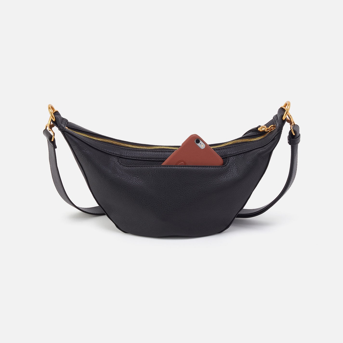 Carmen Sling In Pebbled Leather - Black - Image 4