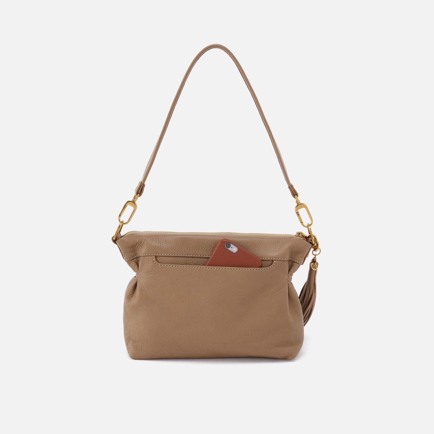Kori Crossbody in Pebbled Leather - Cedar Sagebrush - Image 5
