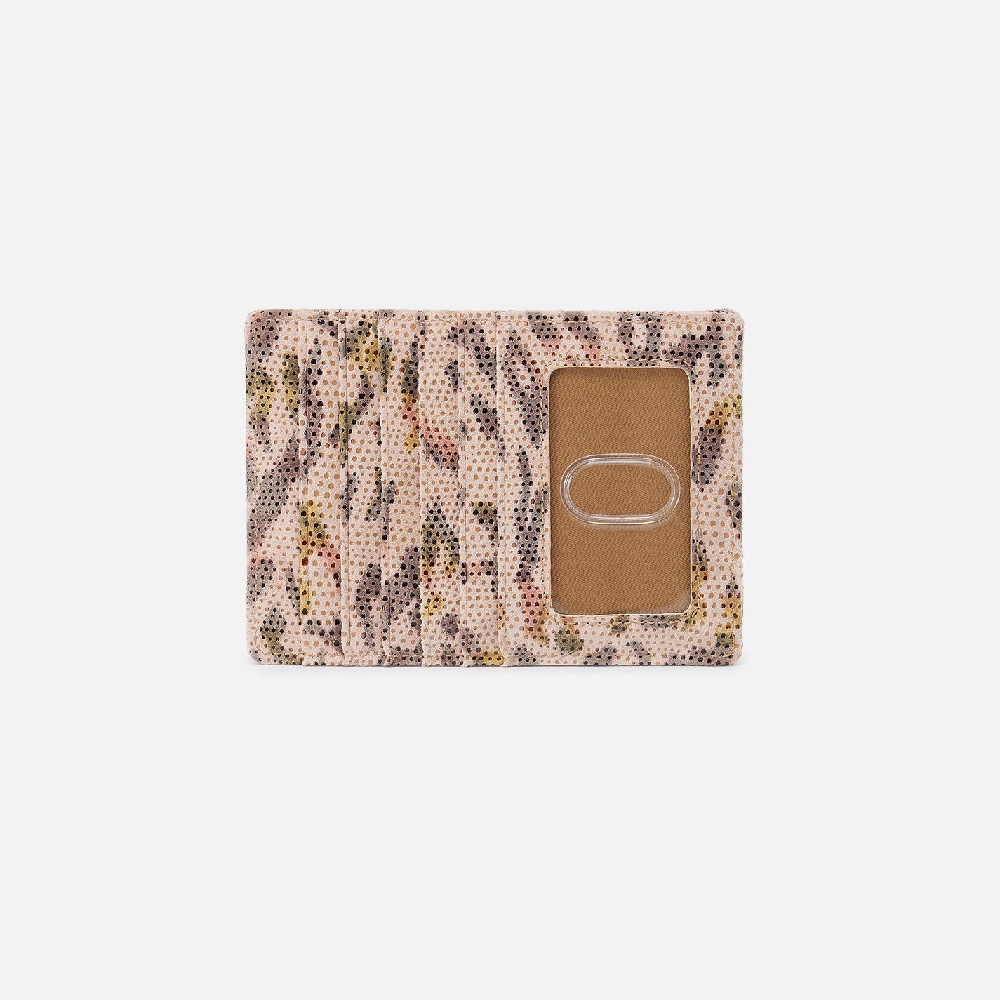 Euro Slide Card Case In Printed Leather - Summer Safari