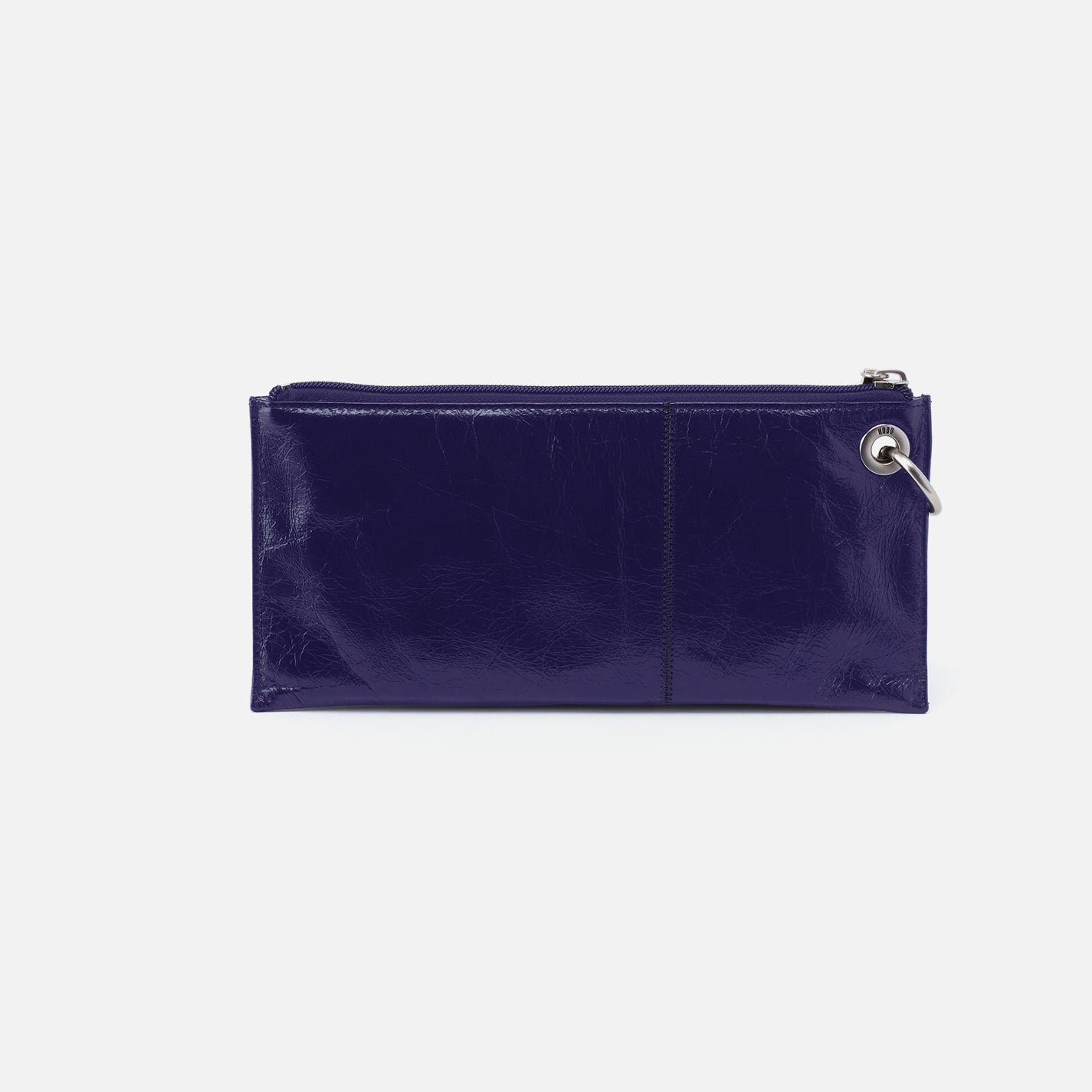 Vida Wristlet in Polished Leather - Winter Violet - Image 3