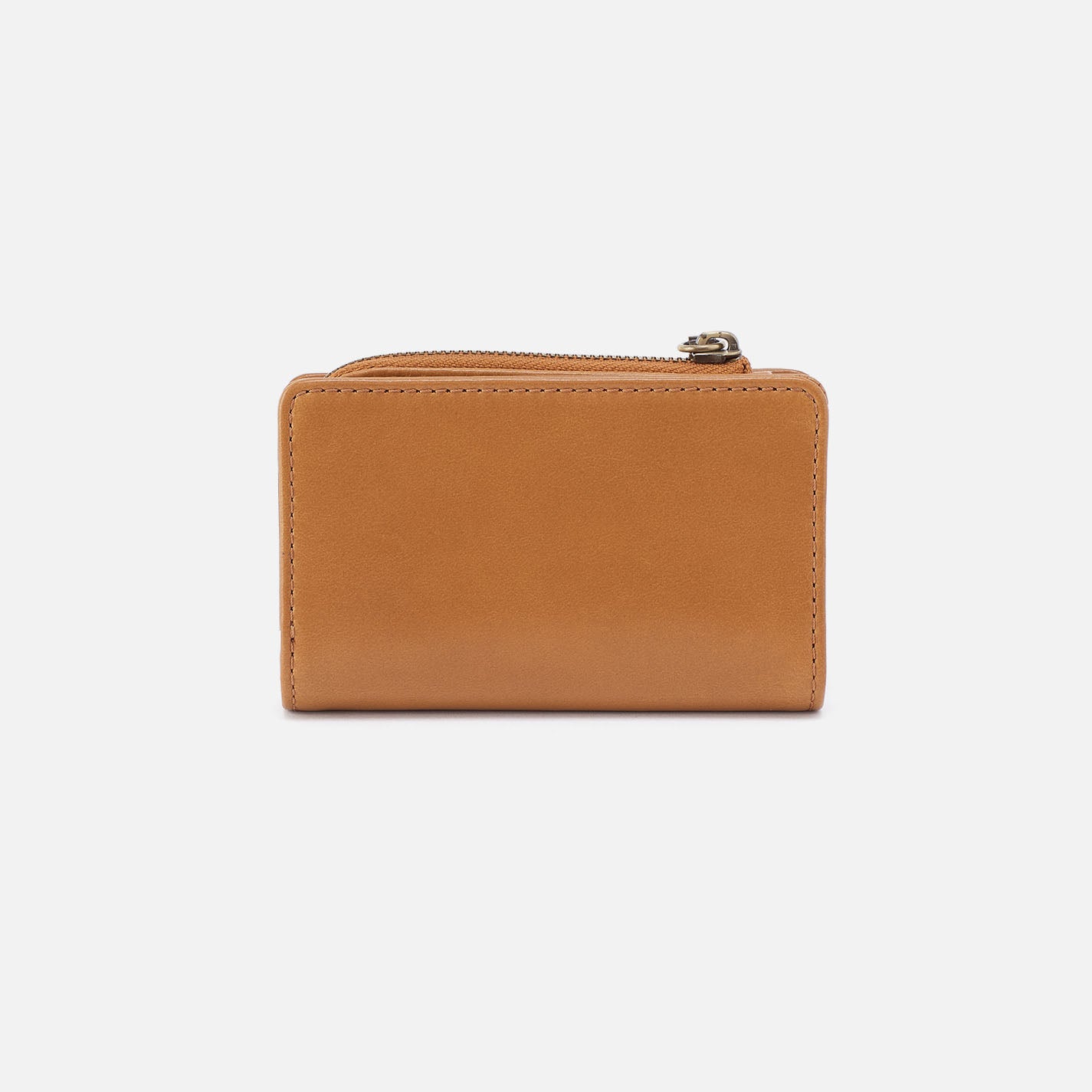 Jill Card Case In Polished Leather - Natural - Image 3