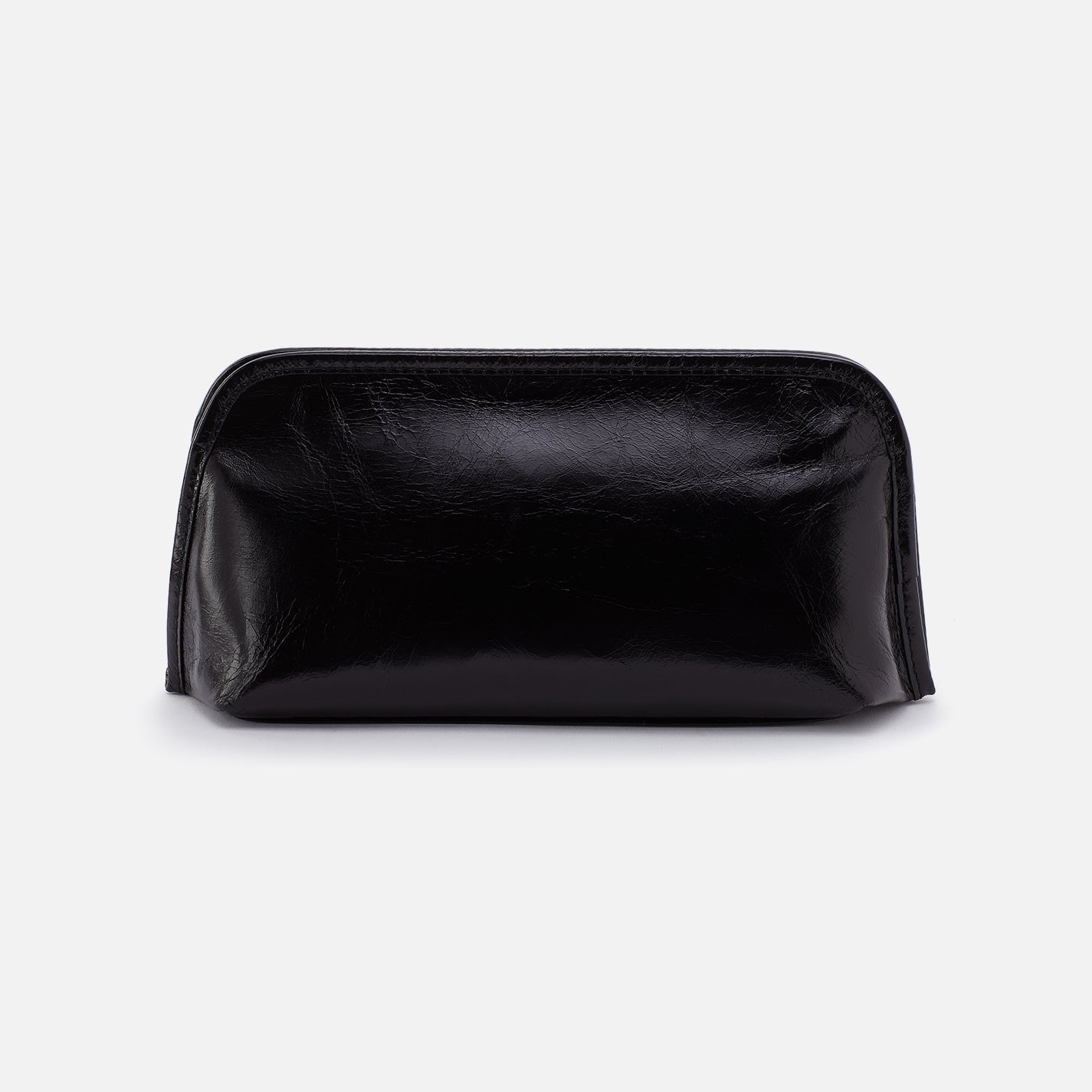 Beauty Brush Case in Polished Leather - Black - Image 3