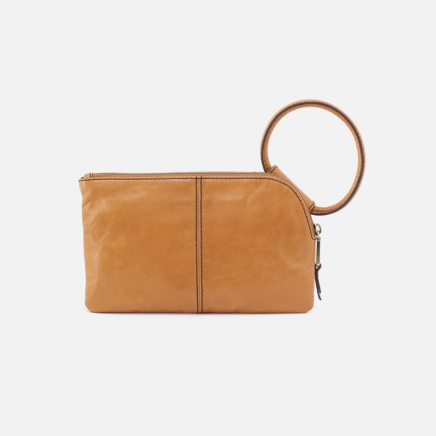 Sable Wristlet in Polished Leather - Natural - Image 5