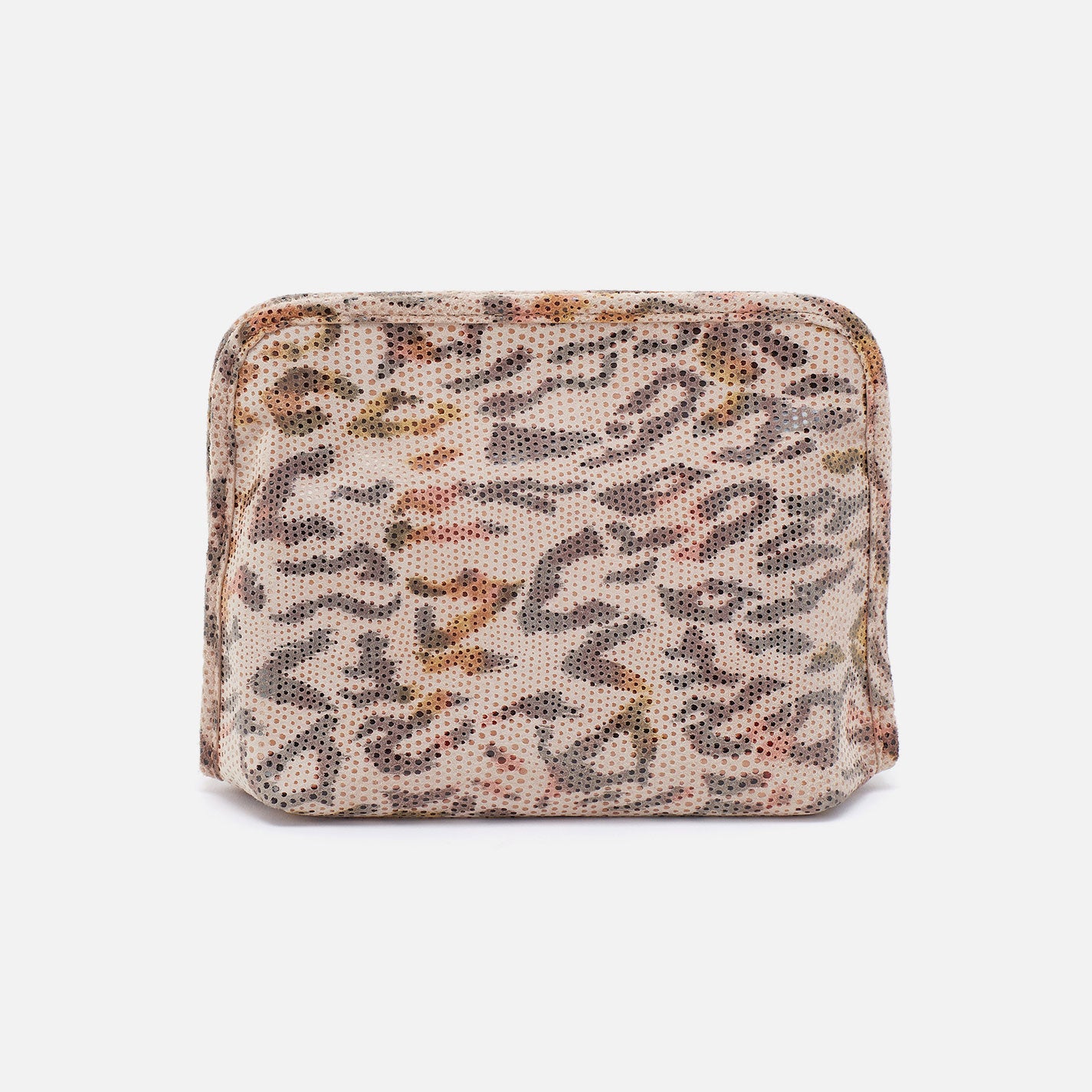 Beauty Cosmetic Pouch In Printed Leather - Summer Safari - Image 3