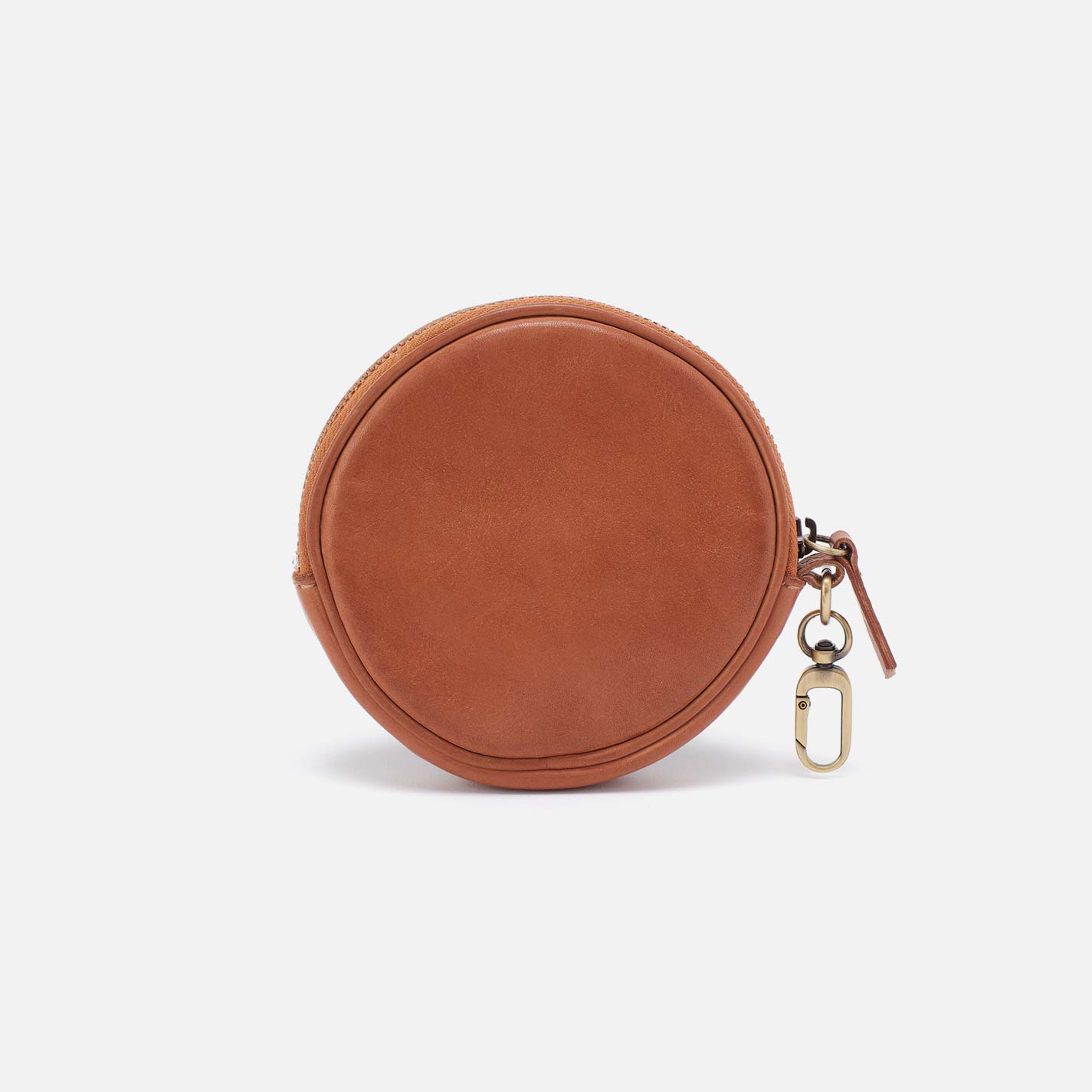 Revolve Bag Charm in Washed Leather - Harvest Wheat - Image 3